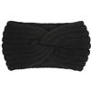 Norhogo Fascia invernale lavorata a maglia per capelli con fascia elastica nera, Copriorecchie Donna Invernale | Fascia Testa Alternativa a Cerchietti per Capelli