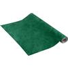 Venilia Pellicola adesiva, Velluto Ottica in velluto Verde, 67,5cm x 1m, Spessore 140μ, Pellicola autoadesiva per mobili o cucina, carta da parati, PVC senza ftalati, Prodotto in UE