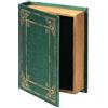 VW Vintiquewise Vintiquewise QI003691.G - Scatola decorativa a forma di libro, colore: Verde
