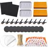 Jnchdghwa Kit di Appiattimento per Carte da Gioco, Accessori per la Cura delle Carte, Pacchetto di Strumenti per la Pulizia e Riparazione dei Graffi.