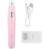 Hztyyier Gomme per matita Gomma stile penna Gomma meccanica portatile divertente Gomma ricaricabile per ricarica USB con 16 ricariche di ricambio(Rosa) School Supplies