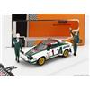 Ixo Model LANCIA STRATOS HF N.1 WINN.RALLY MONTE C.1977 WITH FIGURE MUNARI/MAIGA 1:43 Ixo