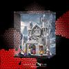 SHOWCASE LAB TECA IN PLEXIGLASS ACRILICO-DISPLAY-PER LEGO®75645-BATTAGLIA AL CASTELLO DI DRUM