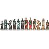 Italfama Roman Vs Barbarian Pezzi Scacchi In Metallo Dipinti A Mano 7,5 Cm Re