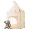 3 Sprouts Tenda Gioco Bambini, 3-10 Anni, Tessuto Riciclato, Beige | spazio per