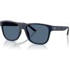 Emporio Armani EA4243 624480 - Occhiali da Sole Uomo Squadrati Blu Opaco con Lenti Grigio-Azzurre UV400