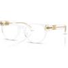 Versace Kids VK3323U 148 - Occhiali da Vista Bambina Cristallo Trasparente con Medusa Oro
