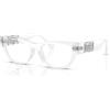 Versace Kids VK3008U 148 - Occhiali da Vista Bambina Crystal con Medusa Argento