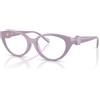 Versace Kids VK3010U 5526 - Occhiali da Vista Bambina Cat-Eye Lilla con Medusa