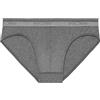 HOM Classic Mini Slip Uomo in Cotone Modal Grigio (Gris Chiné 00zu) Taglia S