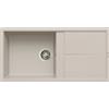Elleci Lavello Elleci Incasso 1 vasca 100x50 Unico 480 Granitek Bianco Soft LGU48039