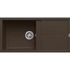 Elleci Lavello Elleci Incasso 1 vasca 100x50 Unico 480 Granitek Espresso LGU48078