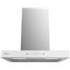Cecotec Cappa Aspirante Cecotec 60 cm Tipo T Bolero Flux TT 605500 Vetro Bianco A++. 70W, Frontale in Vetro Bianco, Basso Consumo