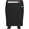 Cecotec Radiatore Elettrico a Basso Consumo Cecotec ReadyWarm 800 Thermal Nero. 4 Elementi, 600 W, da Parete o Pavimento, Timer