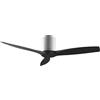 Cecotec Ventilatore da soffitto Cecotec EnergySilence Aero 5500 Aqua IronBlack Connected, motore DC 40W, diametro 132 cm, a basso consumo, Wifi
