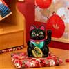 NONE Statuetta Decorativa Gatto Portafortuna con Braccio Oscillante per Casa, Auto, Ornamenti, Regalo per Apertura di Nuovo Negozio