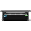 Cecotec Cappa da Banco 90m Bolero Flux ET 908000 Vetro Nero A++. 210W, Aspirazione 800m3/h, 8 Velocità