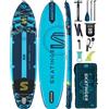 SKATINGER Tavola SUP SKATINGER Asiaticus 350x89x15 cm (11'6'') di alta qualità, ampia, stabile, adatta per yoga, con set completo di accessori (inclusi pompa, laccio di sicurezza, pagaia, zaino da trasporto,