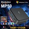 BLACKVIEW [Spedizione dalla Francia] BLACKVIEW MP50 MINI PC AMD Ryzen 5 3500U Windows 11 Pro 16GB DDR4 512GB SSD Mini Computer WIFI 5.0