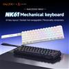 Ajazz Tastiera Meccanica Cablata da Gaming AJAZZ NK61, Layout a 61 Tasti, Switch Rossi Hot-Swappable, DIY, Adatta per Uso Ufficio