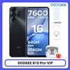 DOOGEE B10 Pro Smartphone 64GB+256GB Display FHD da 6,63" 120Hz IP68 Helio G100 Batteria da 7600mAh Fotocamera da 64MP Android 16 NFC