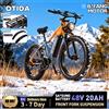 OTIDA Nuova Bicicletta Elettrica da Montagna RX50 1000W 50KM/H, Batteria al Litio 48V20AH, Pneumatici Fat da 26 Pollici 4.0, E-Bike per Adulti