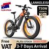 NONE Bicicletta Elettrica Lankeleisi RV800 con Motore da 750W, Batteria 48V 20Ah, Freno Idraulico, Pneumatici Fat da 26*4.0 Pollici, Autonomia 150KM, E-bike per Adulti