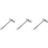 3 Pack Strumento Per La Pulizia Domestica Spazzola Delle Scanalature Pavimento