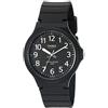 Casio Orologio analogico al quarzo da uomo con cinturino in resina MW240-1BV, nero/nero, MW240-1BV