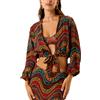 4GIVENESS Donna 4giveness Camicia Cropp In Mussola Stampata Donna