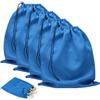 ZHIERNA Sacchetti per scarpe da viaggio, 4 pezzi, per scarpe da viaggio, per uomo e donna, con coulisse, 45 x 35 cm, lavabili e riutilizzabili, pieghevoli e stabili sacchetti per travel, sport, campeggio e
