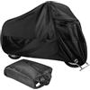 Funmo Teli Motociclo Copertura, Telo Coprimoto Teli, Telo Coprimoto Esterno, Telo Moto Resistente, Nero Telo Coprimoto Impermeabile, Copri Moto Antipolvere, Copertura Moto Universale, XXL, 245x105x125cm