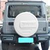 HEYSOF ABS, Copriruota Scorta per Auto, Custodia Morbida Custodia Protettiva, Styling a Guscio Tartaruga, Accessori Decorazione Retrofit Esterni, Per Suzuki Jimny JB64 Sierra JB74W 2019 2020,white