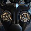 labelbike Adesivi 3D Moto Tappo Serbatoio compatibile con YAMAHA | Tenere 700 World Raid 2026, Protezione in Resina, Antigraffio, Decorazione, Oro, Made in Italy