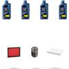 HOFFCAR Kit tagliando 3 FILTRI e 4L OLIO V compatibile con Nissan Micra IV (k13) 1.2 59KW Dal 2010