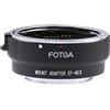 FOTGA Adattatore per obiettivo autofocus EF-NEX per obiettivo Canon EOS EF EF-S to NEX E Mount Alpha A9 A7III A7RIII A7SIII A7 / A7R A7R S A7M2 A5000 A6000 A5300 A5100
