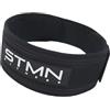 STAMINA FITNESS STMN Fitness - Cinta WORKOUT, Cintura Powerlifting/Weightlifting Supporto Lombare con Velcro Rinforzato e Transition Mode - Cintura Palestra per Squat, Deadlift e WOD - Unisex Nero (S) (Nero, M)