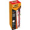 BIC Intensity Quick Dry, Penne Gel Rosse, Punta Media 0,7mm, Inchiostro Scorrevo