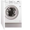 AEG L61470WDBI - Lavatrice con caricamento frontale, lavatrice (7 kg), con asciugatrice (4 kg), completamente integrata con asciugatrice/sicurezza per bambini e AquaControl, classe energetica B (1134 kWh/anno), colore: Bianco