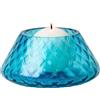 Venini - Portacandele LELE Balloton Acquamare Ø 18 cm in Vetro Soffiato di Murano