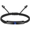 AIWENXI Bracciale per cenere, intrecciato, regolabile, per uomini e donne, con urna artificiale intrecciata, per ceneri