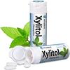 Miradent Xylitol Gomma da masticare Gomma da masticare 30 pezzi di stagno menta piperita (6x30g)