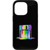 Retro Colorful Paint Vibes Custodia per iPhone 13 Pro Floppy Disk retrò con vernice gocciolante