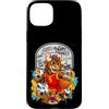 Bahaa's Tee Custodia per iPhone 15 Plus Streetball Graffiti Basketball Mascot Illustration Graphic
