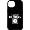 Vinyl record sound carrier music audio R Custodia per iPhone 13 Ce l'ho su Vinyl
