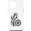 Regali di Santi Cattolici & Co. Custodia per iPhone 12 Pro Max Simbolo cattolico di Santa Caterina d'Alessandria