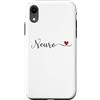 Fun Designs Custodia per iPhone XR Regalo tipografico scritto a mano con cuore Neuro