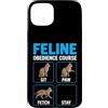 Purrfectly Untrainable Felines Custodia per iPhone 15 Plus Corso di obbedienza felina divertente formazione per gatti