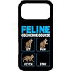 Purrfectly Untrainable Felines Custodia per iPhone 17 Pro Max Corso di obbedienza felina divertente formazione per gatti