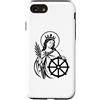 Regali di Santi Cattolici & Co. Custodia per iPhone SE (2020) / 7/8 Simbolo cattolico di Santa Caterina d'Alessandria